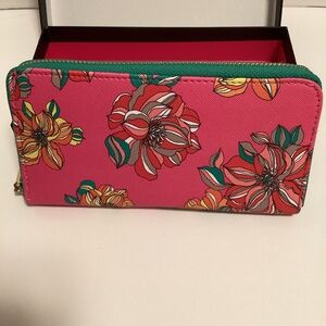 Trina Turk tropical print wallet, NIB